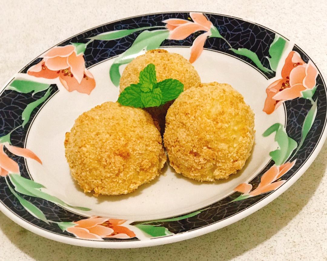 黄金土豆虾球—松下蒸烤箱SC300