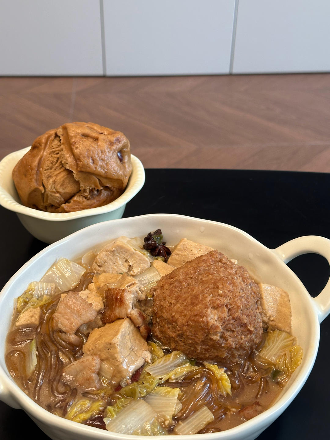 白菜冻豆腐炖粉条