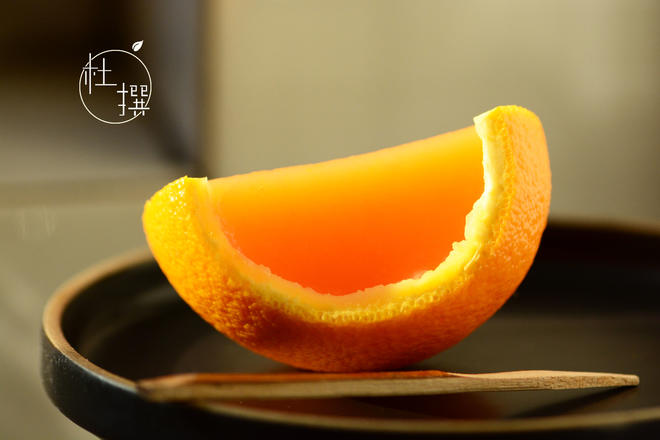 清新橙子果冻的做法
