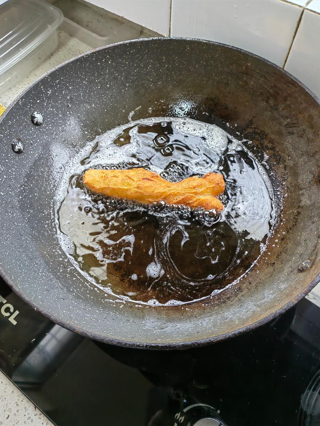 快手早餐～自制油条（酵母版，不含泡打粉、膨松剂）