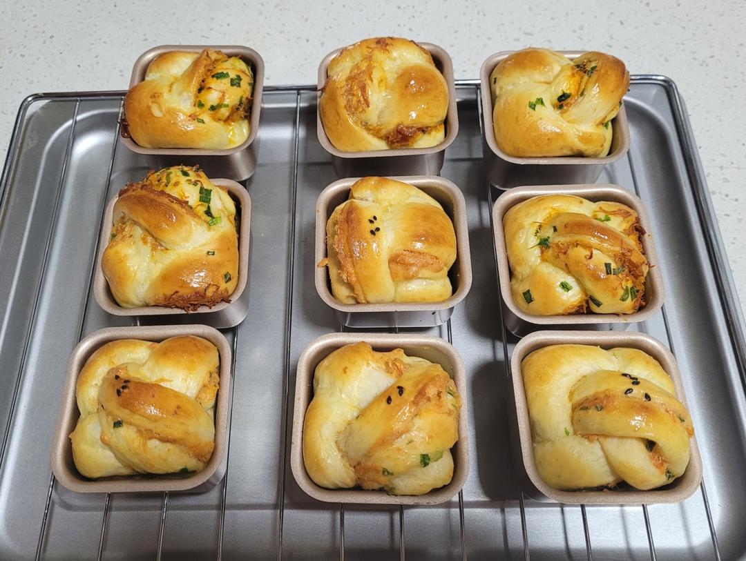 香葱肉松mini小吐司