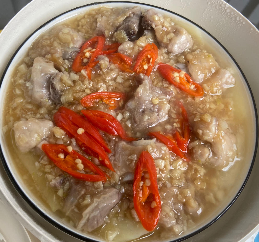 是我吃过最好吃的蒜蓉蒸排骨