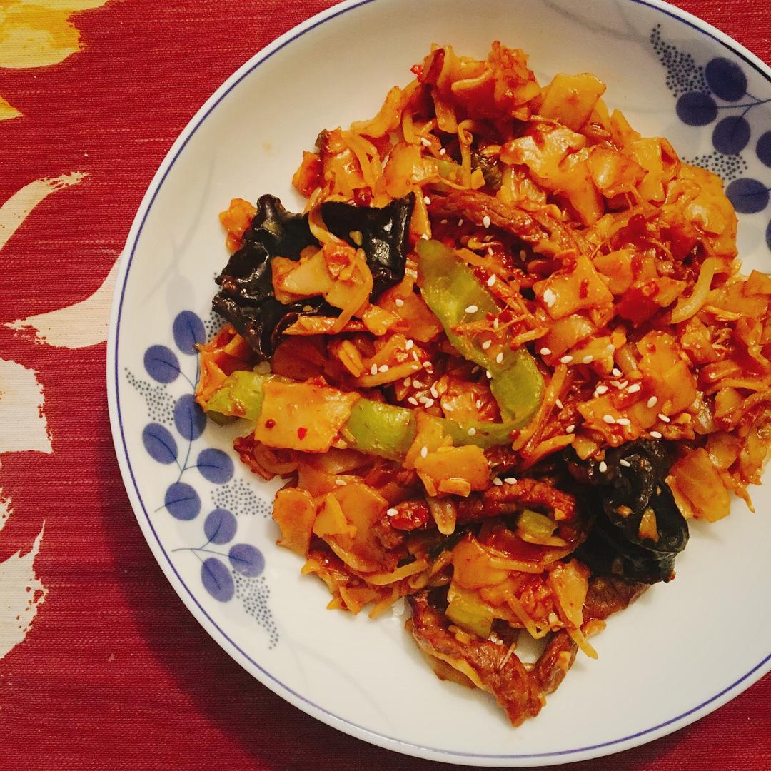 牛肉炒河粉