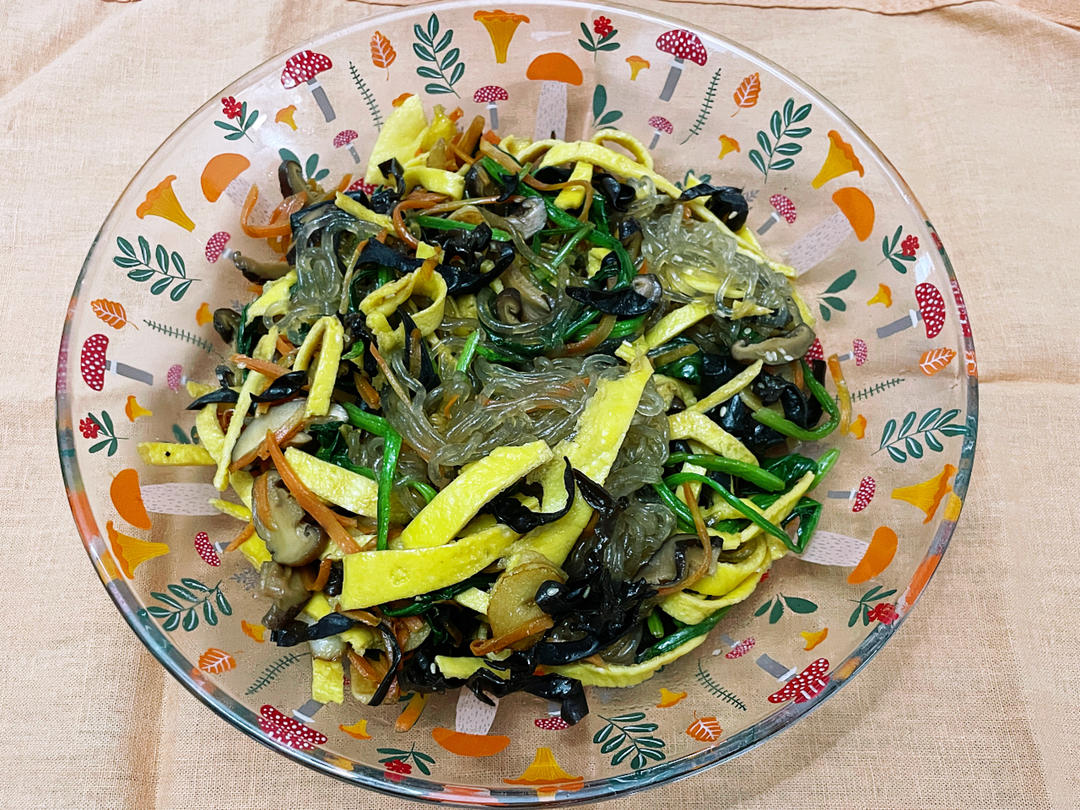 堂妈小厨——简易韩式炒杂菜