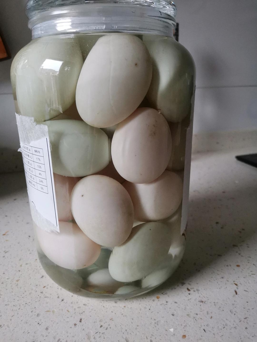 自制流油的咸鸭蛋