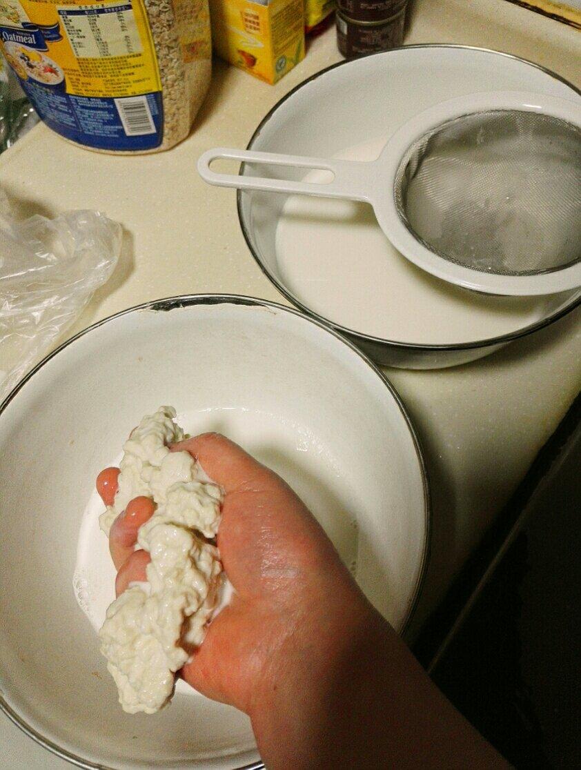 自制凉皮，面筋