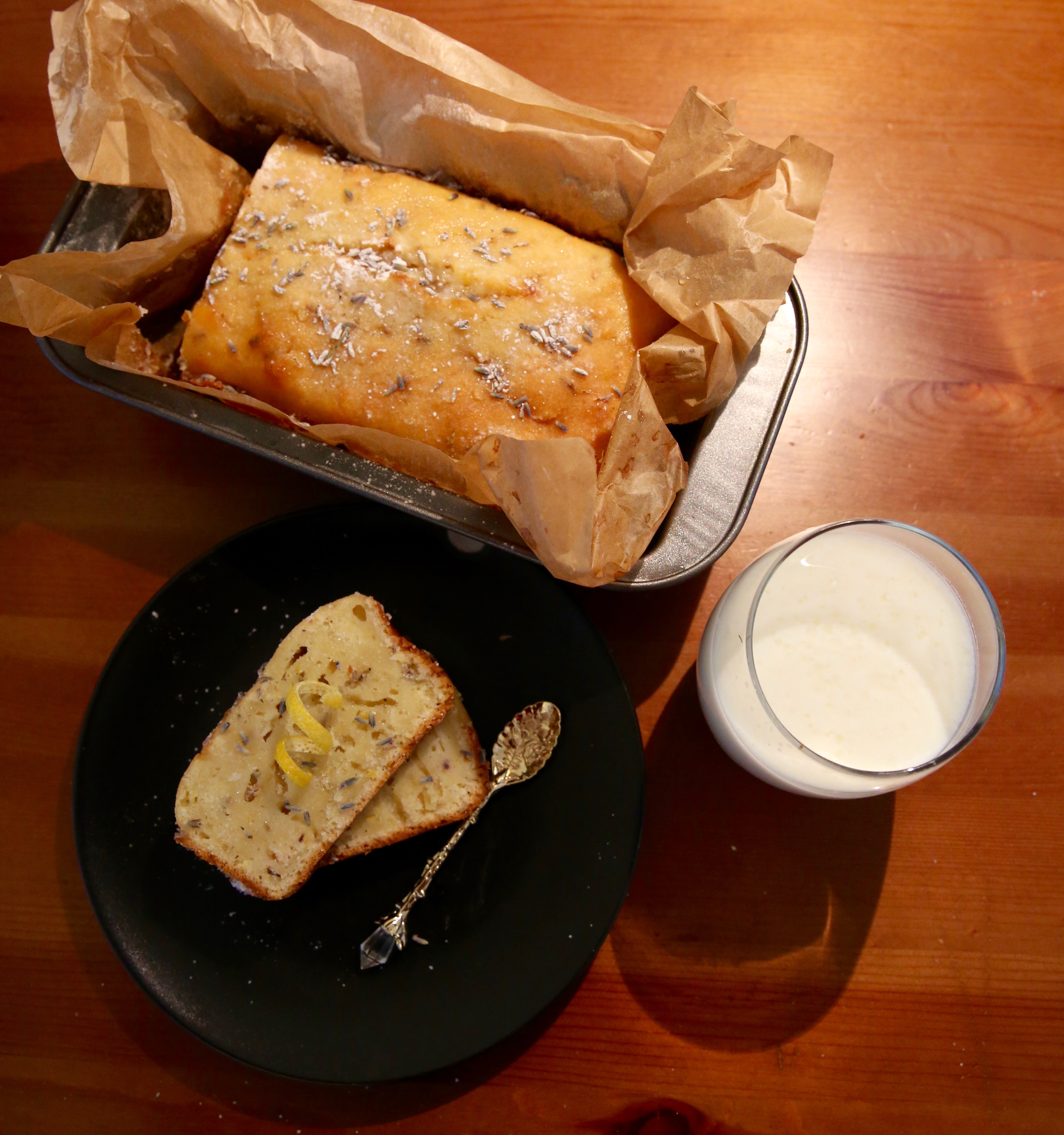 柠檬薰衣草蛋糕 Lemon and lavender loaf cake