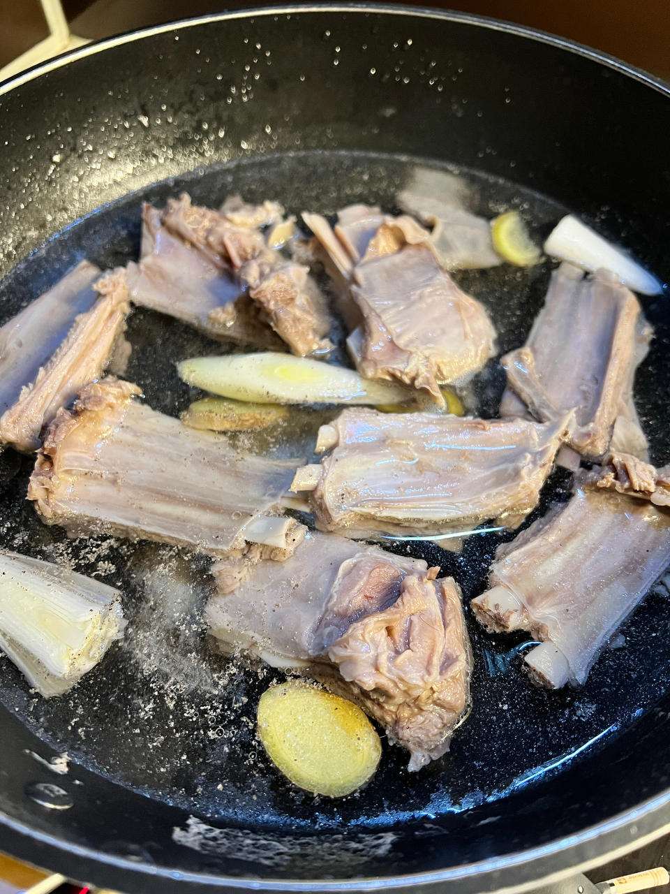 微波炉烤羊排