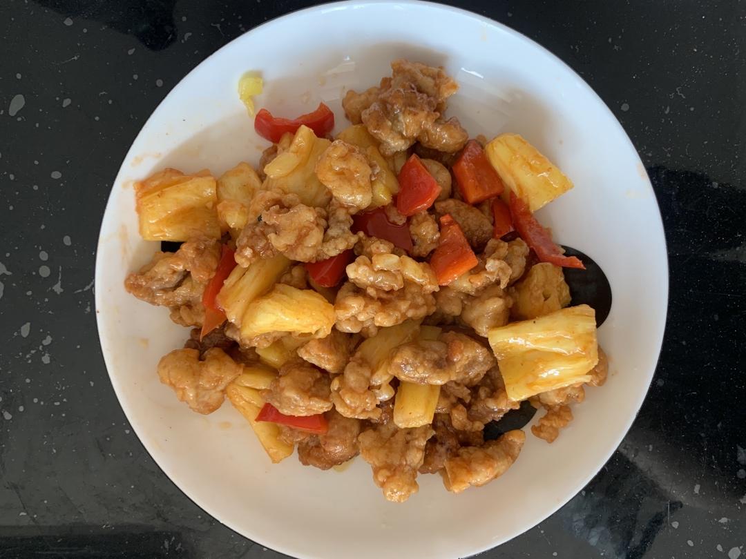 菠萝咕噜肉之平价鸡肉版