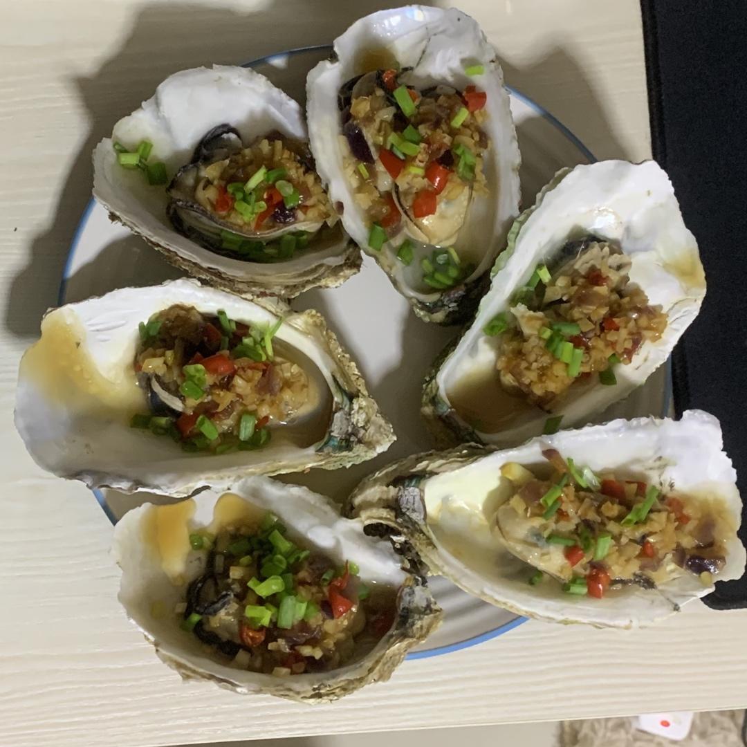 超简单～蒸蒜蓉生蚝