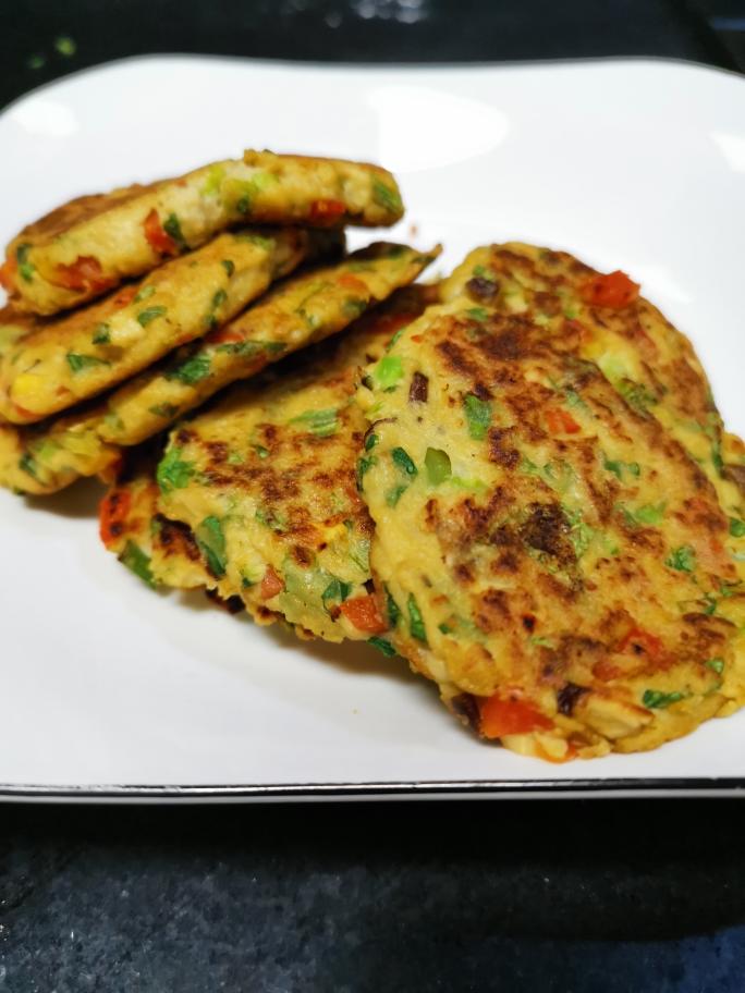 豆腐蔬菜饼