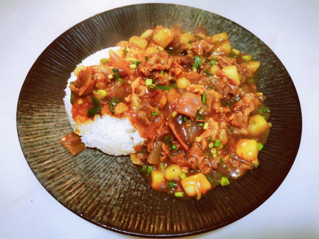 好吃到舔碗底的土豆肥牛拌饭