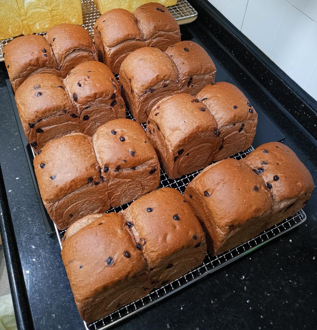 巨~巨好吃的巧克力奶油吐司