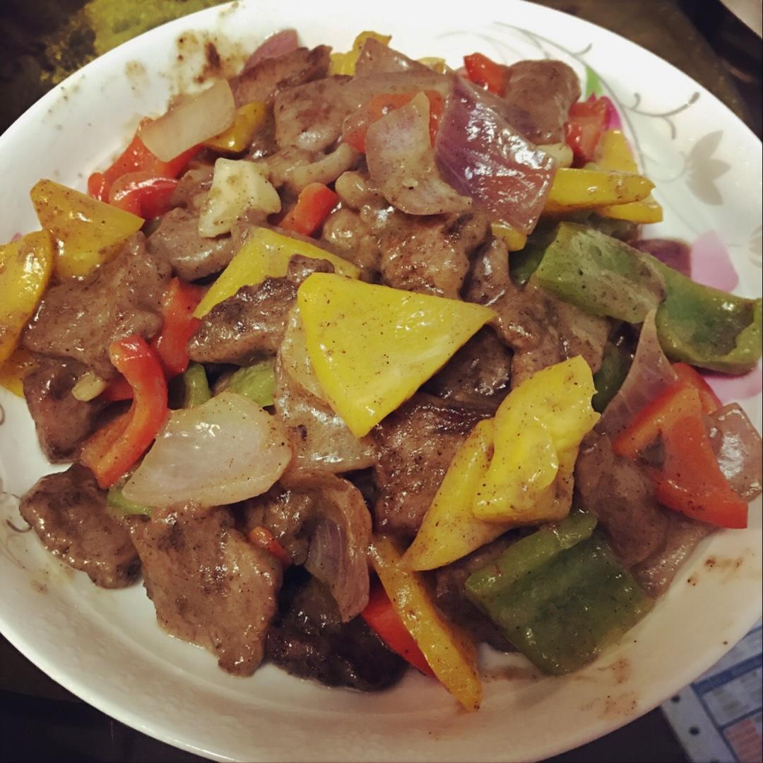 黑椒牛肉粒 Black Pepper Beef Cubes
