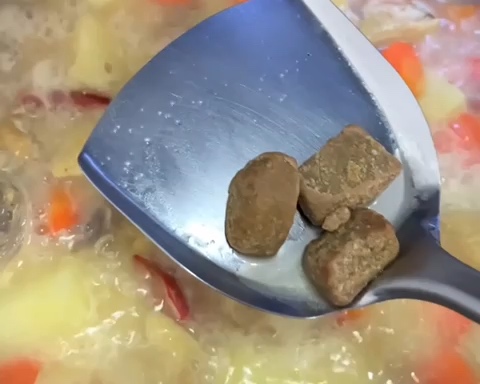 土豆红萝卜焖烧鸡腿肉的做法 步骤6