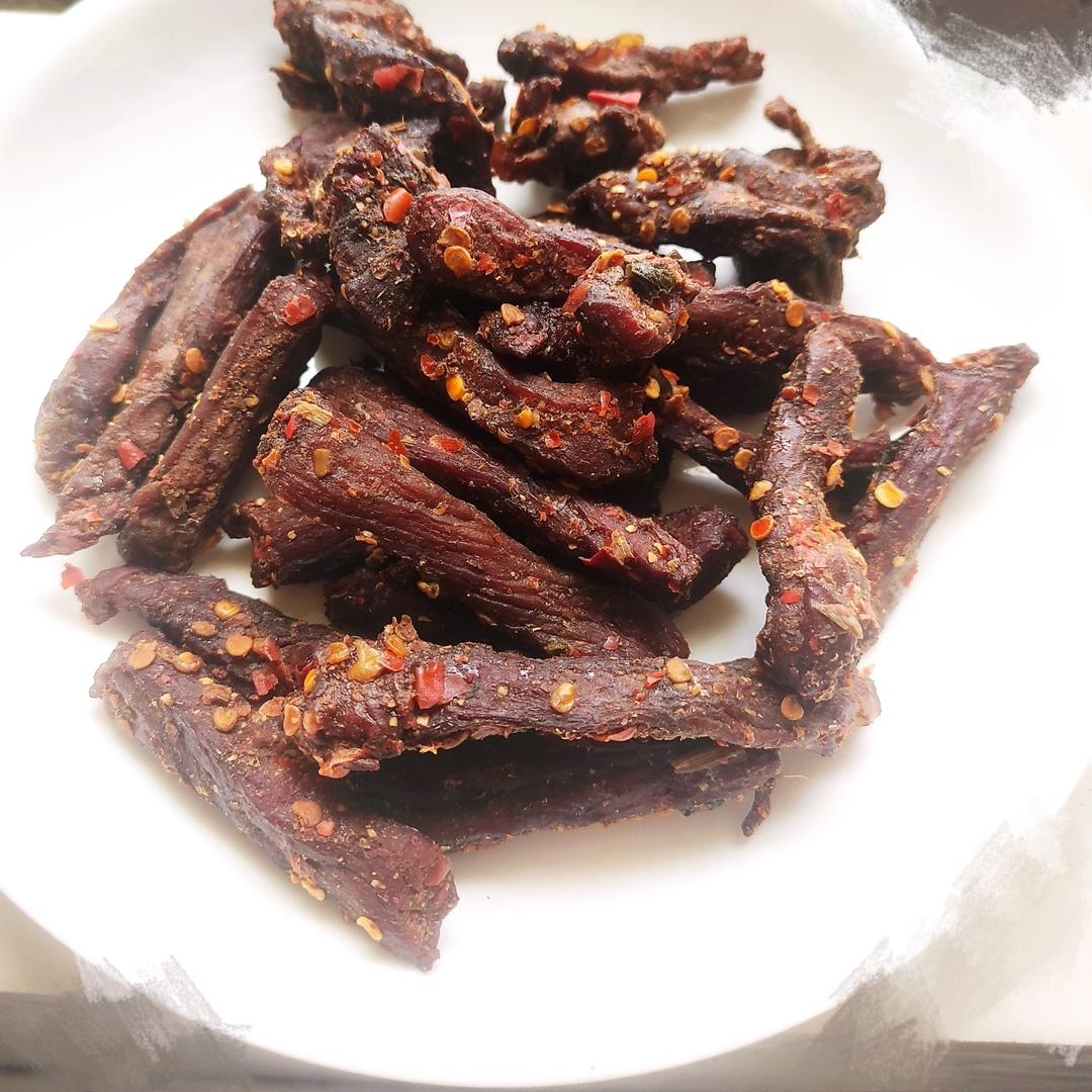 风干牛肉（不是油炸的那种）