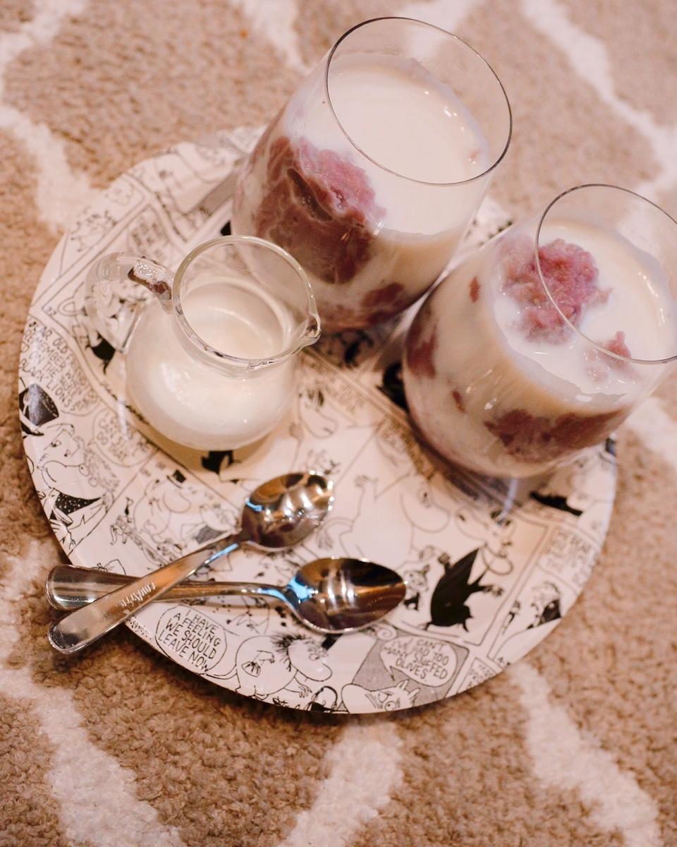 圣诞暖心饮品-超绵密芋泥紫薯烧