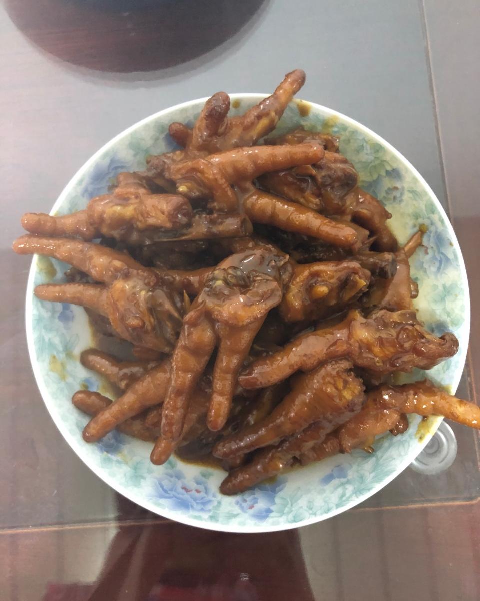 香辣烧鸡爪
