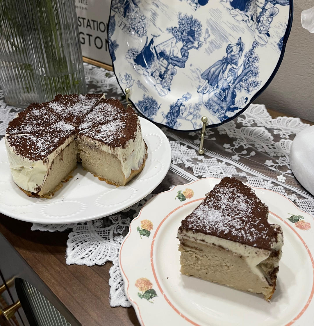 🌟零失败香醇丝滑|生椰拿铁巴斯克蛋糕🍰