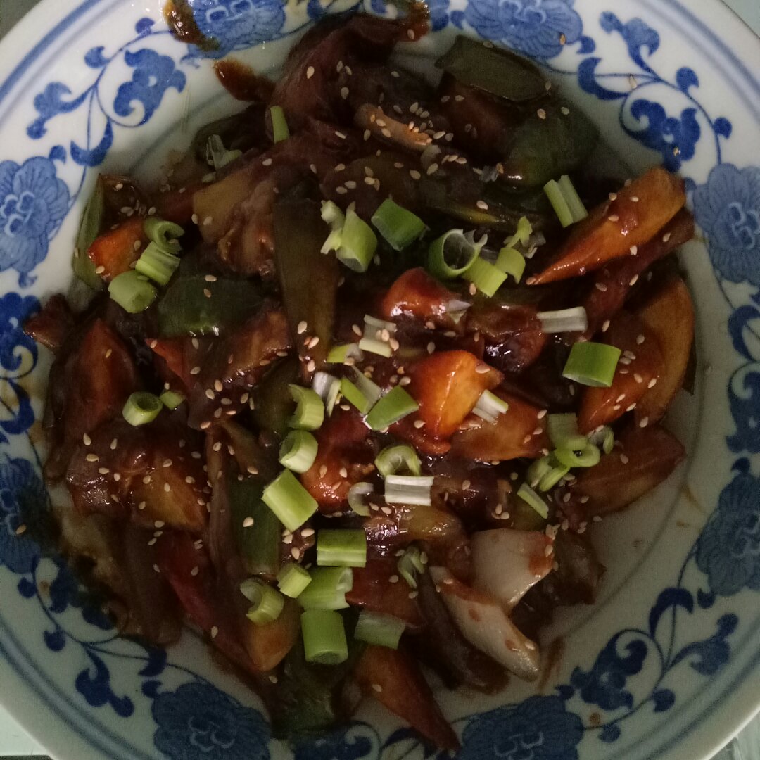 酱烧茄条