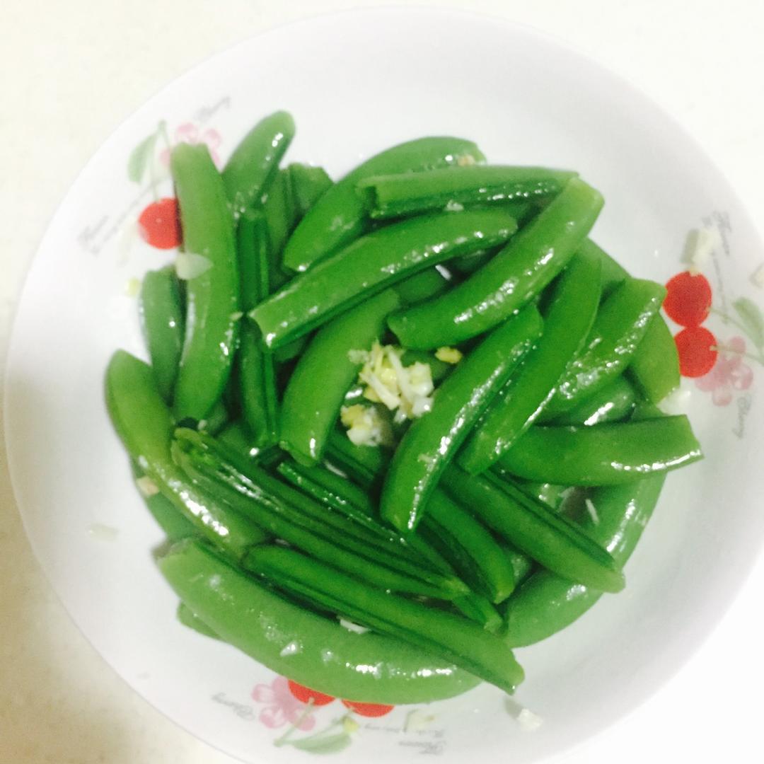 炝拌甜豆