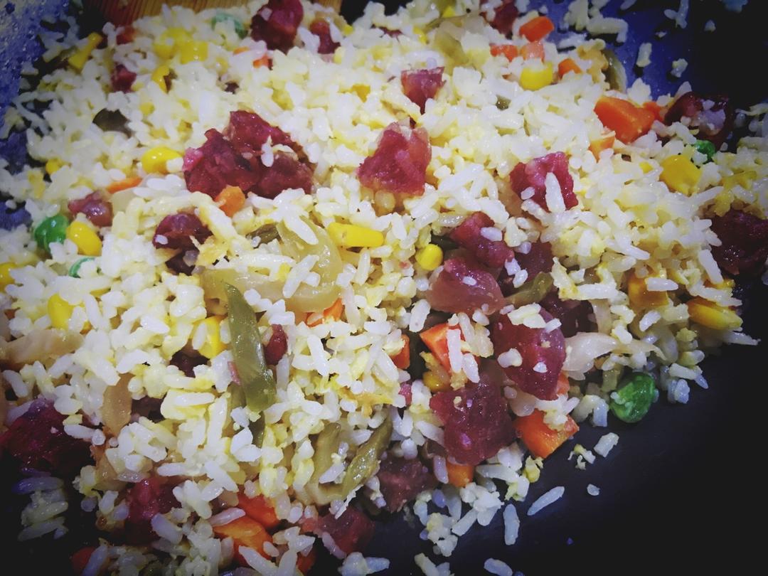 腊肉炒饭