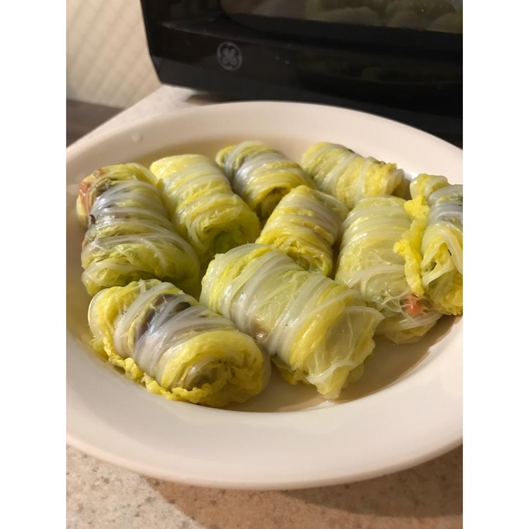 肉酿白菜卷