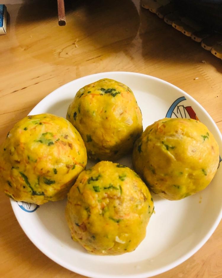 堂妈小厨——玉米菜窝头