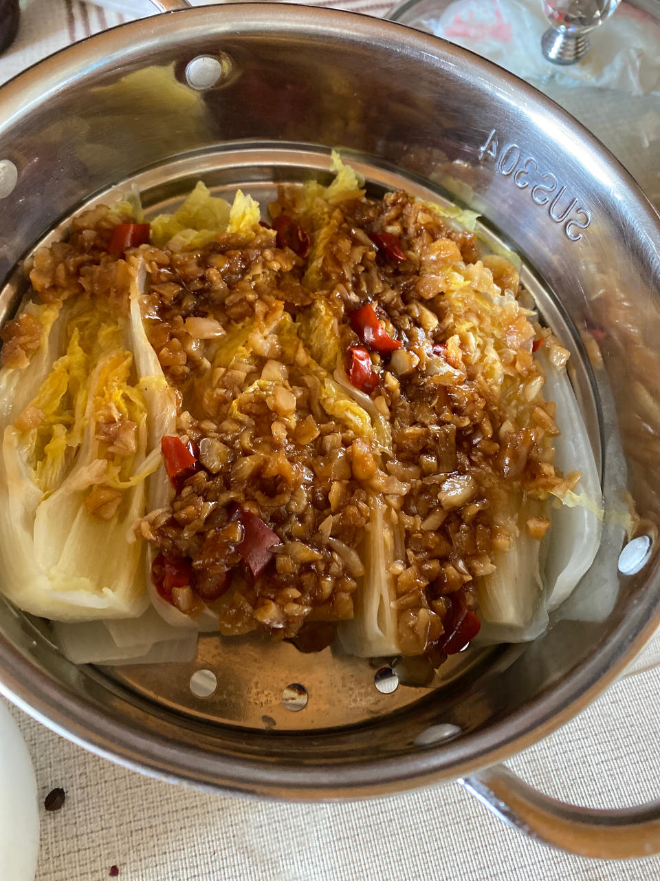 蒜蓉蒸娃娃菜，比肉还好吃呦