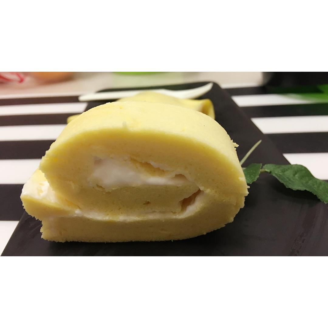 不用烤箱做烘焙【微波炉蛋糕卷】