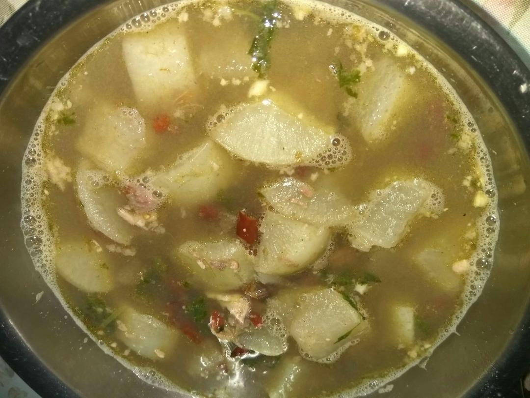 羊肉炖白萝卜
