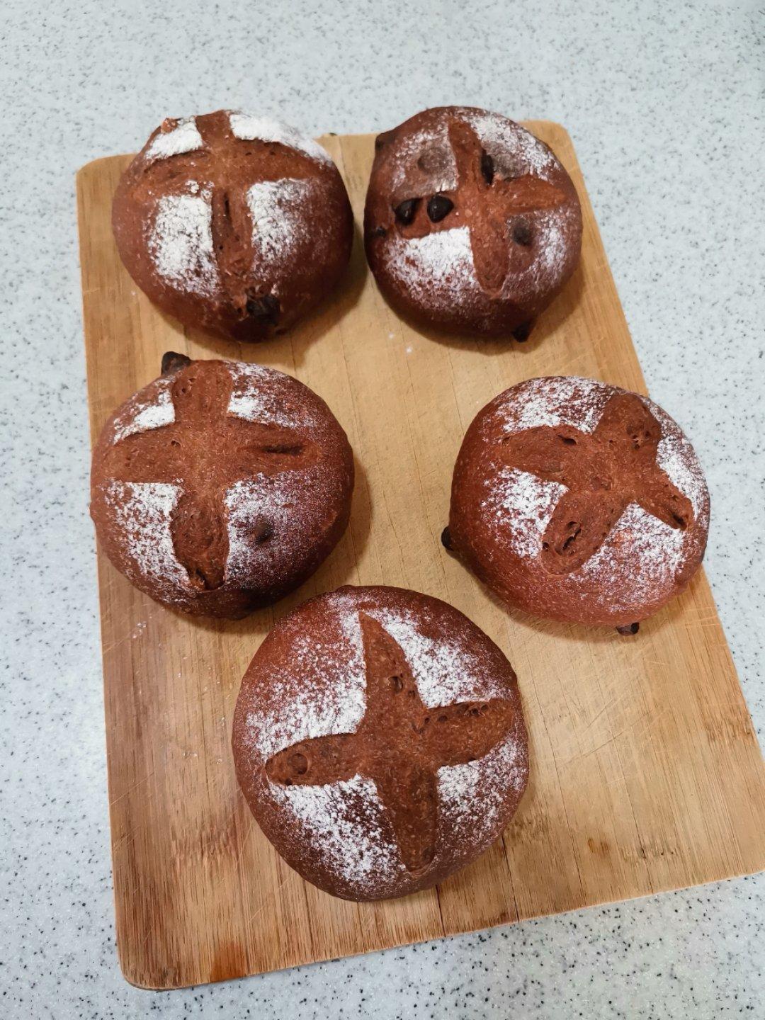 香蕉巧克力软欧