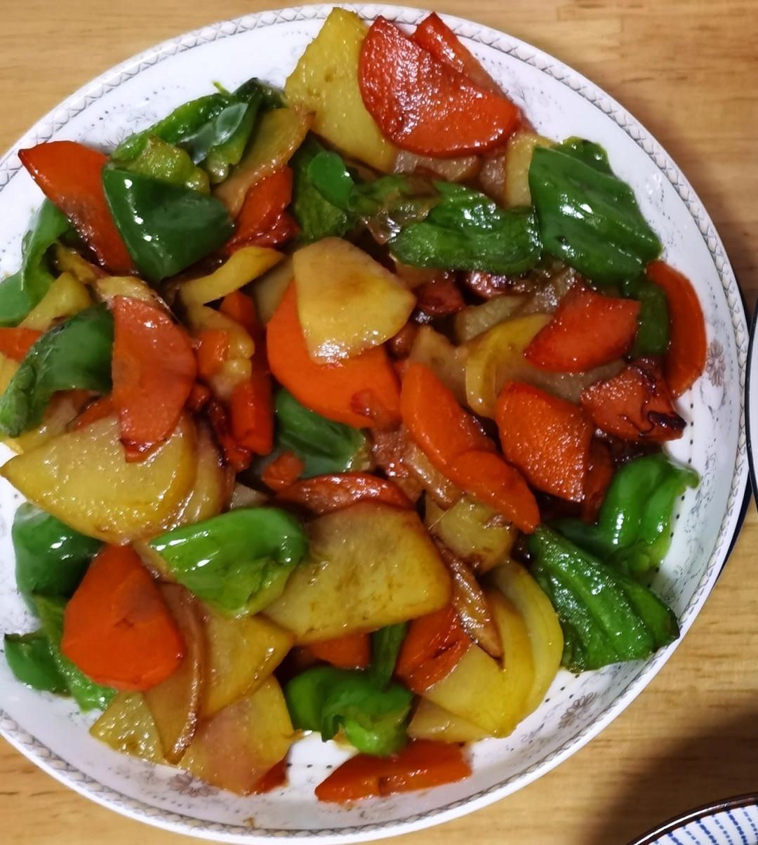 素炒三样