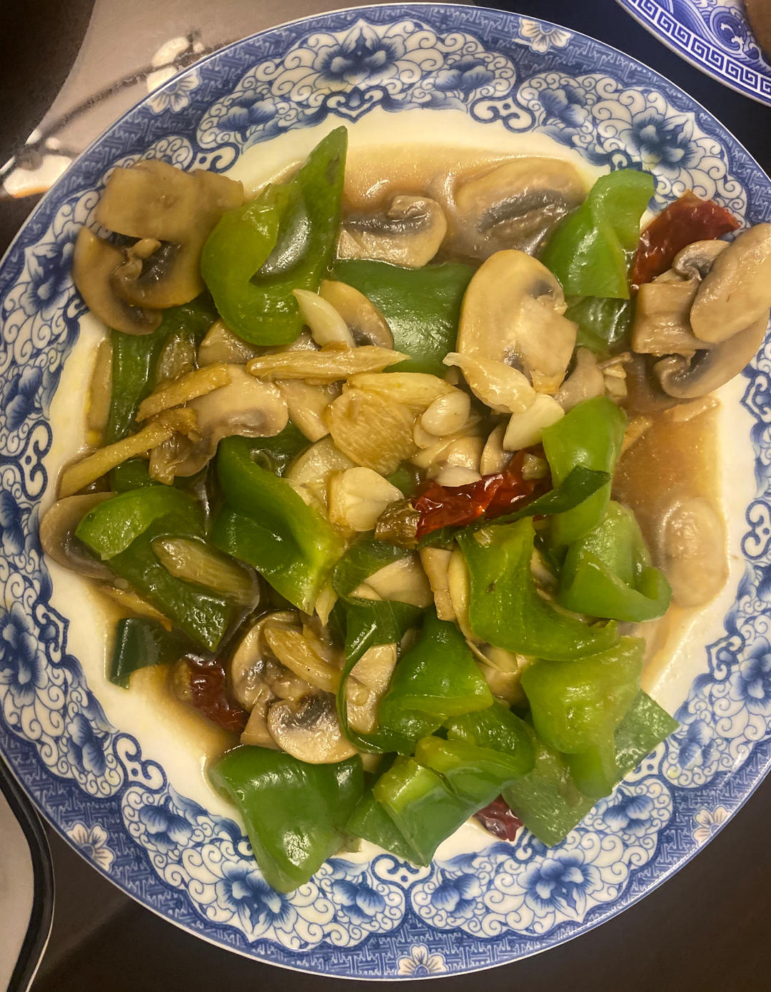 素炒鲜口蘑（白蘑菇），快手家常菜