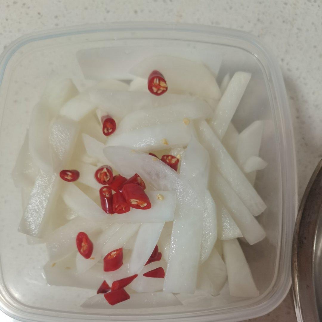 超级简单的酸甜口腌萝卜做法