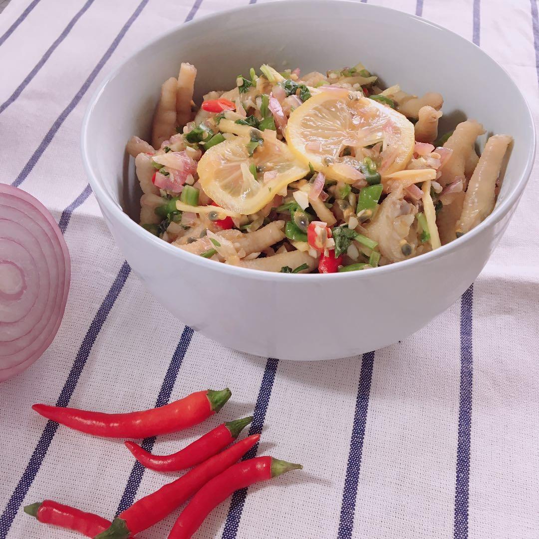 视频菜谱 柠檬百香果鸡爪 橙安厨房做的柠檬百香果鸡爪 赞 鸡爪,百香