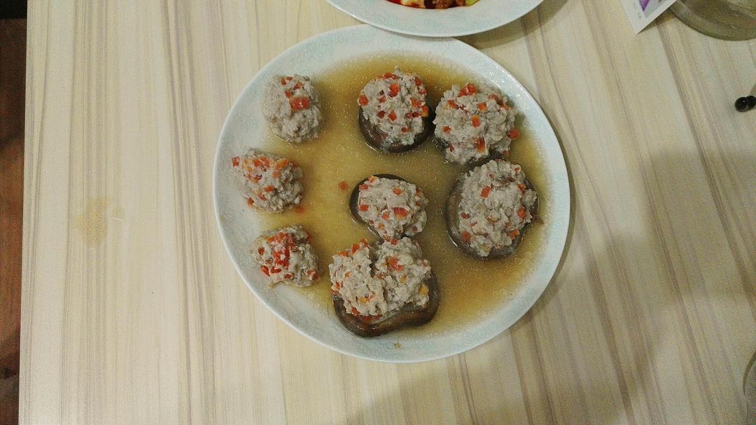 豆腐肉末酿香菇