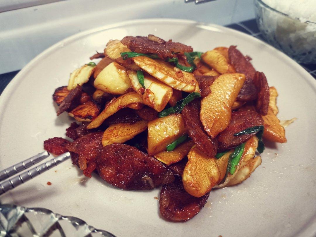 ㊙️腊味‼️冬笋炒腊肠‼️鲜香美味