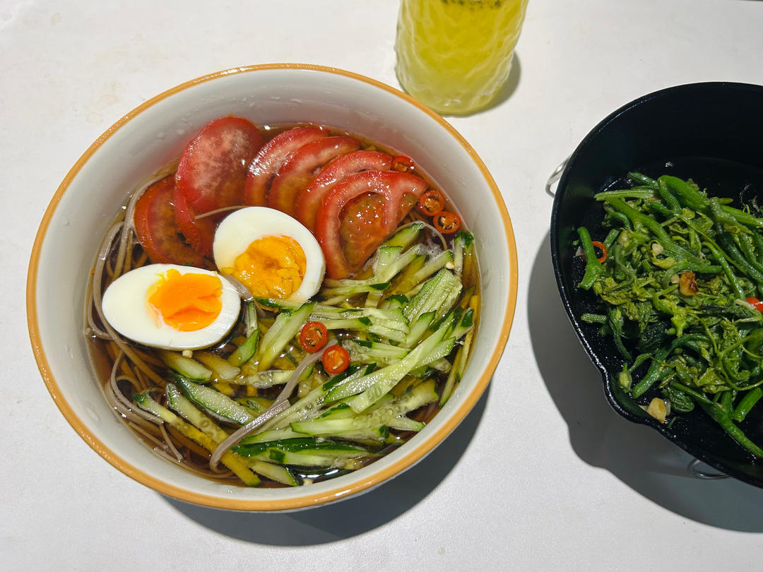 家常冷面（荞麦面）