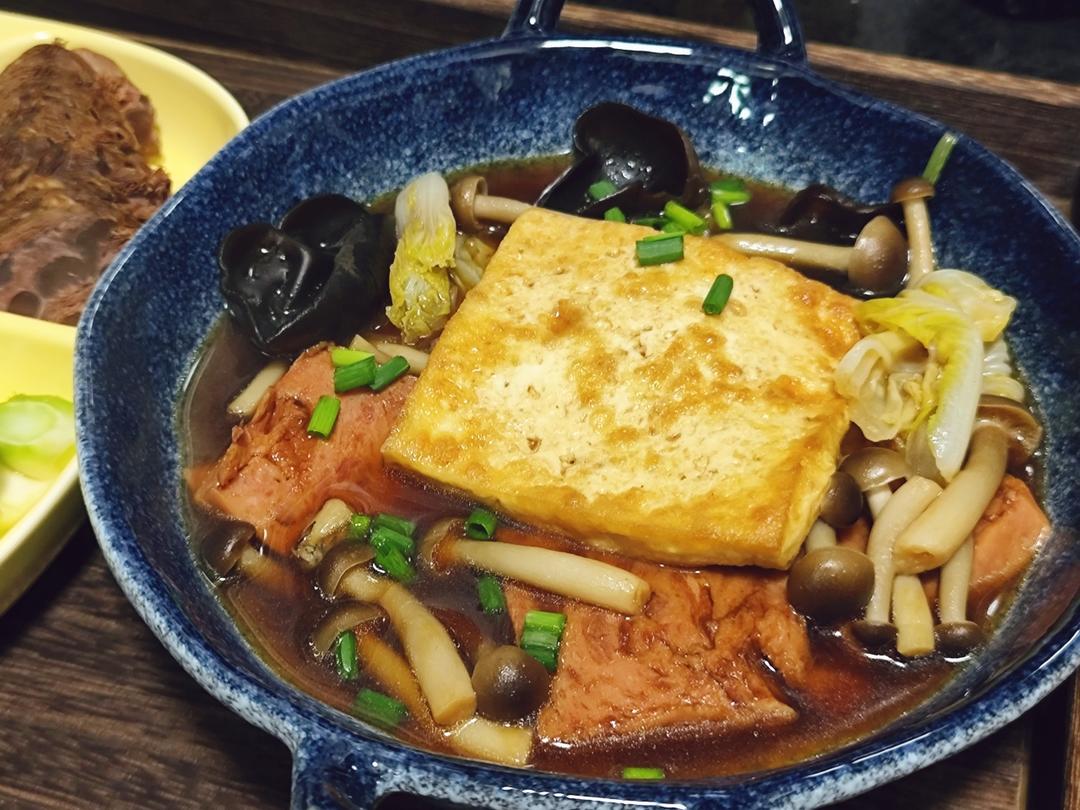 白菜豆腐煲
