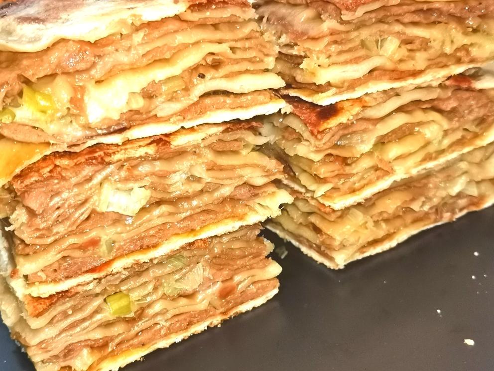 千层酱香肉饼
