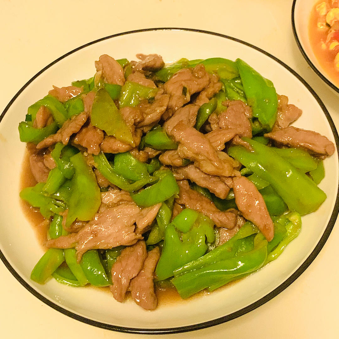 ‼️好吃到舔盘的青椒肉丝盖浇饭