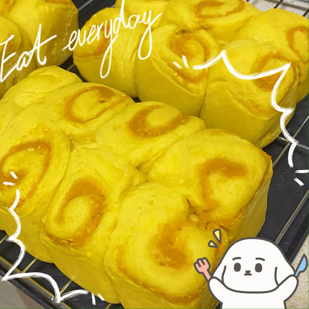 蓝莓吐司蒸的不上火