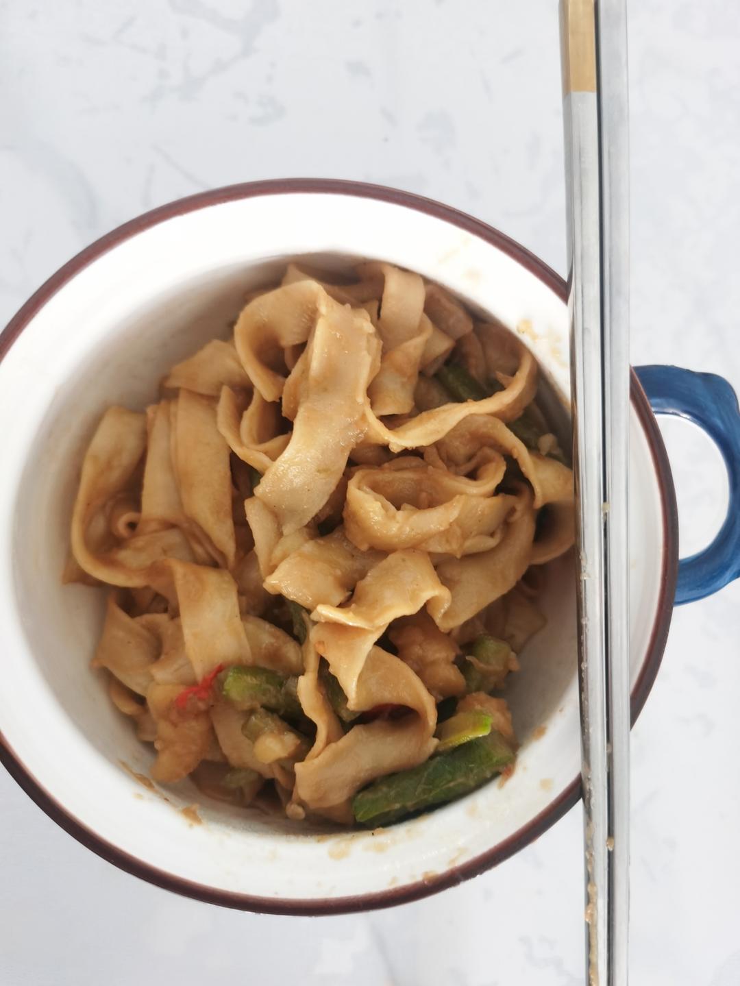 豆角焖面（素）