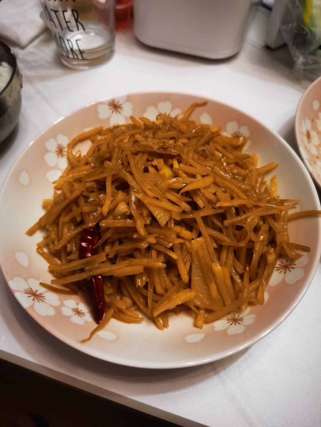 醋溜土豆丝（家庭版小炒）