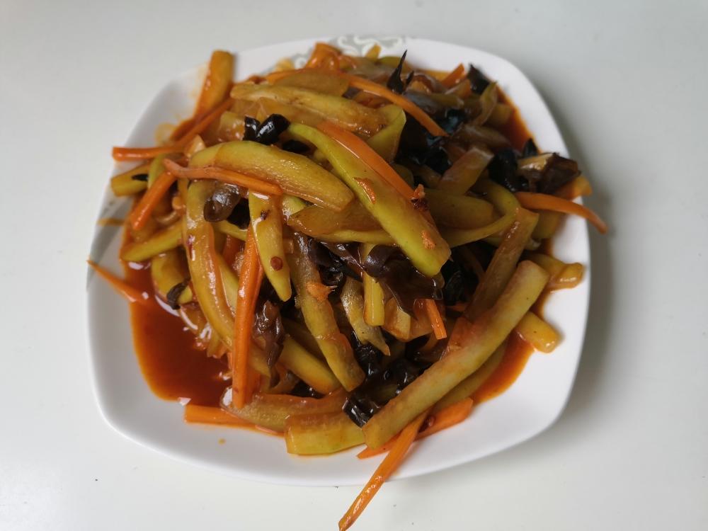 鱼香西瓜皮的做法