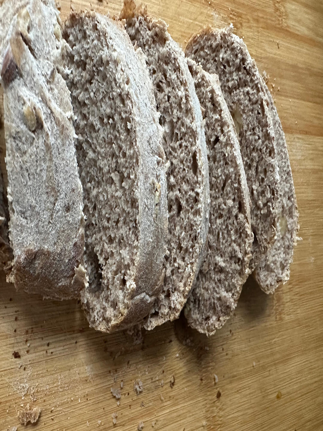 全麦蔓越莓核桃软欧包