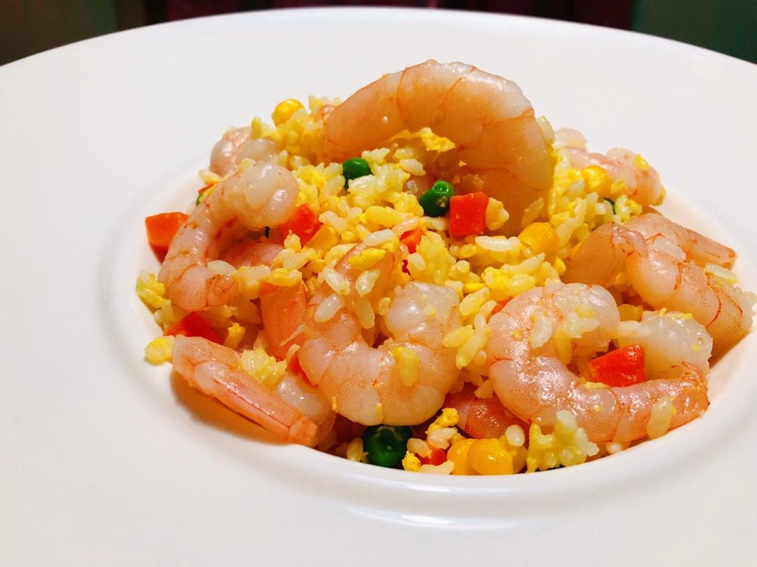 黄金虾仁炒饭