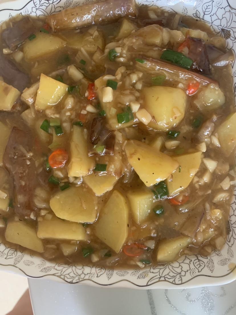 茄子炖土豆