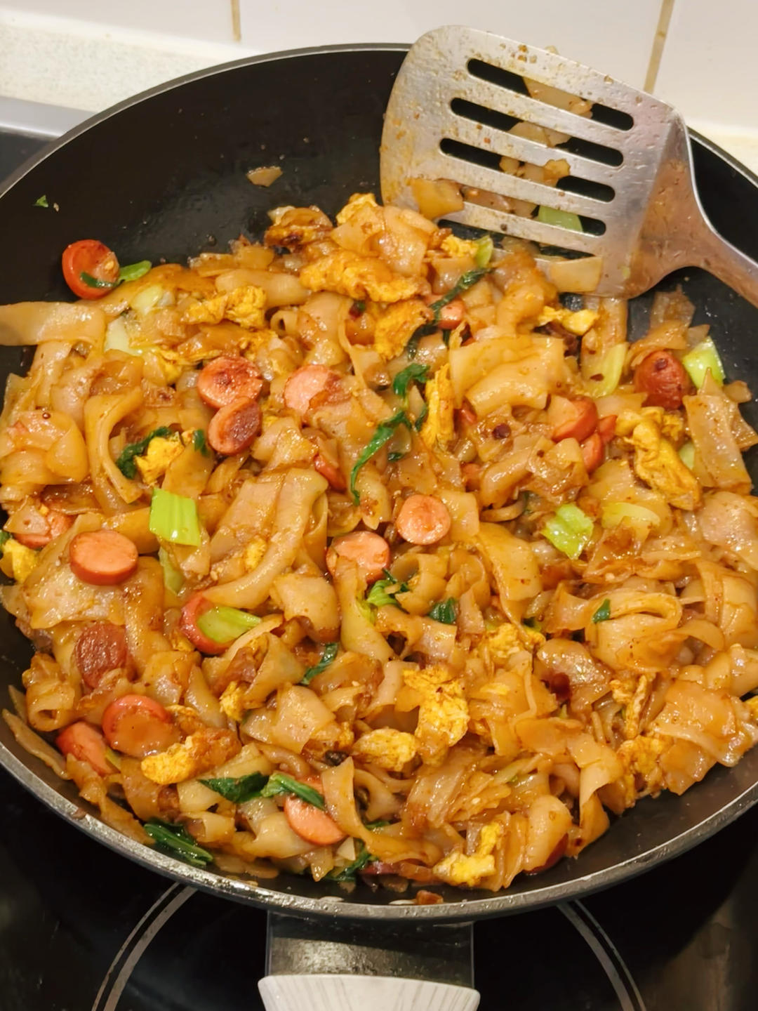 路边摊的炒河粉